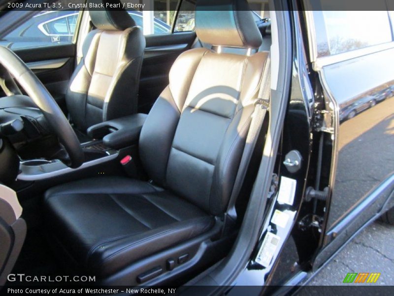 Crystal Black Pearl / Ebony 2009 Acura TL 3.5