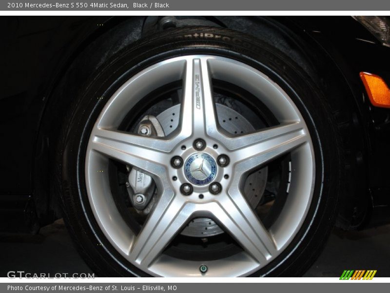 Black / Black 2010 Mercedes-Benz S 550 4Matic Sedan