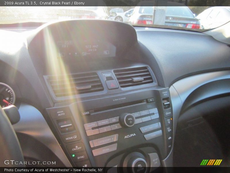 Crystal Black Pearl / Ebony 2009 Acura TL 3.5