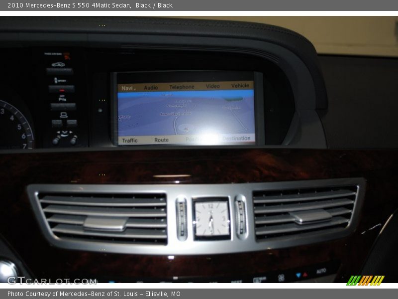 Black / Black 2010 Mercedes-Benz S 550 4Matic Sedan