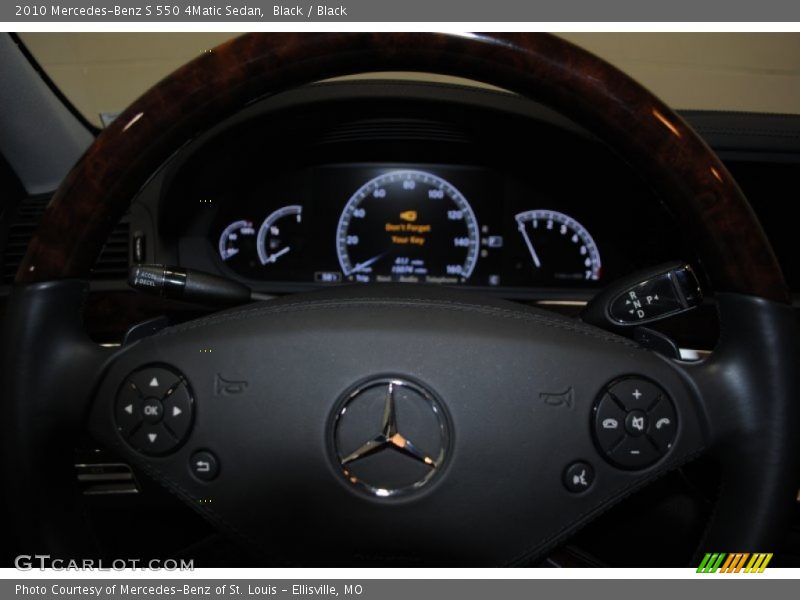 Black / Black 2010 Mercedes-Benz S 550 4Matic Sedan