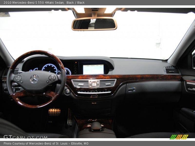 Black / Black 2010 Mercedes-Benz S 550 4Matic Sedan