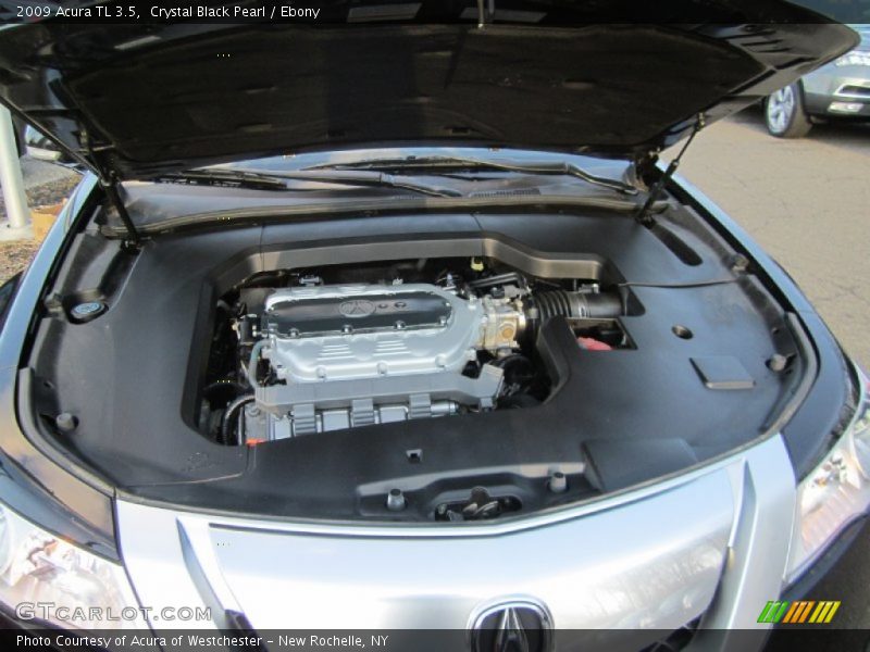 Crystal Black Pearl / Ebony 2009 Acura TL 3.5