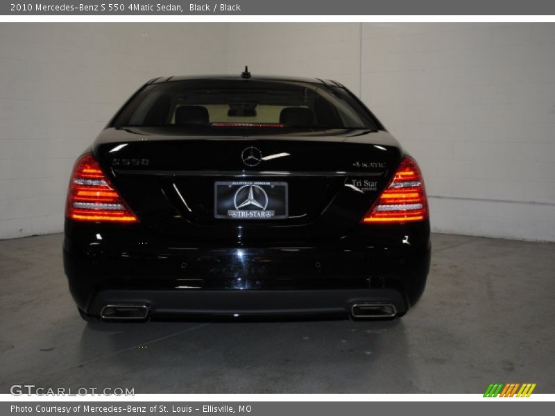 Black / Black 2010 Mercedes-Benz S 550 4Matic Sedan