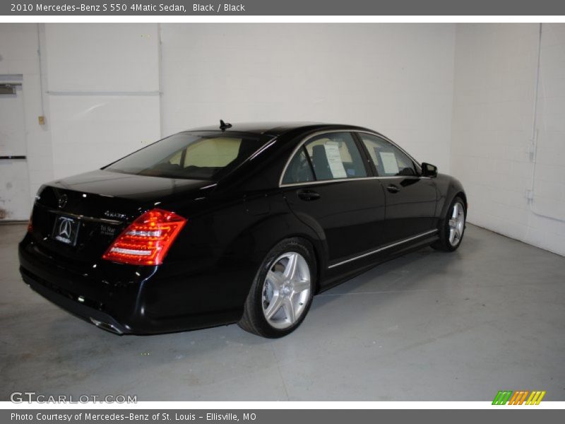 Black / Black 2010 Mercedes-Benz S 550 4Matic Sedan