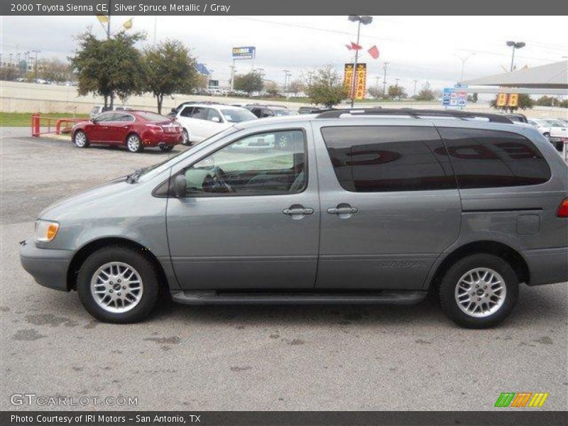 Silver Spruce Metallic / Gray 2000 Toyota Sienna CE