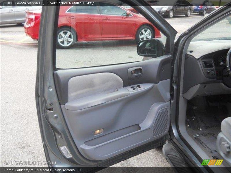 Silver Spruce Metallic / Gray 2000 Toyota Sienna CE