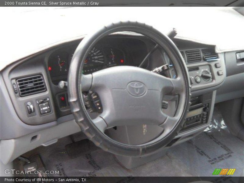Silver Spruce Metallic / Gray 2000 Toyota Sienna CE