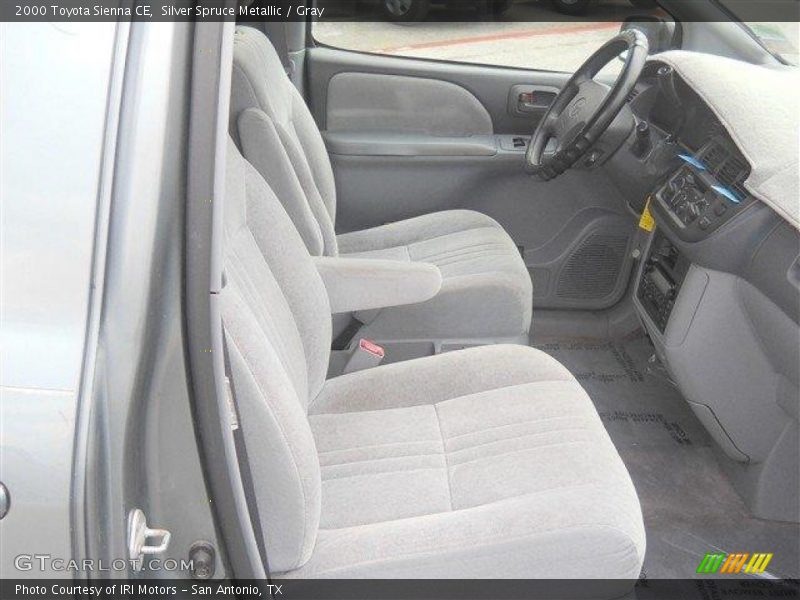 Silver Spruce Metallic / Gray 2000 Toyota Sienna CE