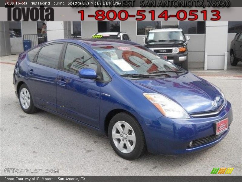 Spectra Blue Mica / Dark Gray 2009 Toyota Prius Hybrid Touring