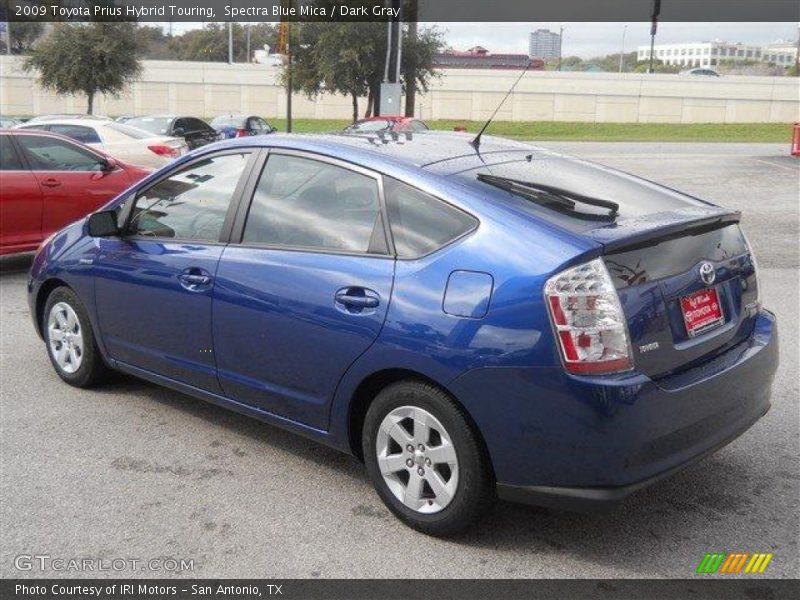 Spectra Blue Mica / Dark Gray 2009 Toyota Prius Hybrid Touring