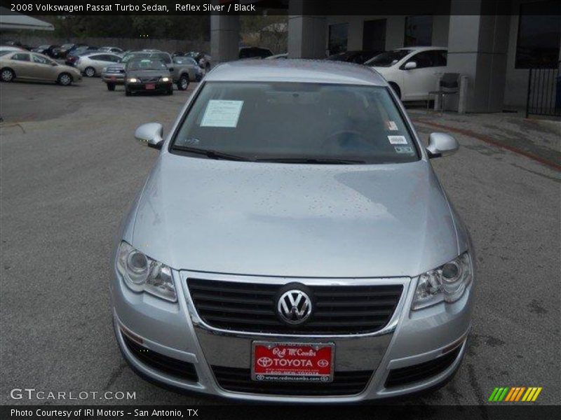 Reflex Silver / Black 2008 Volkswagen Passat Turbo Sedan
