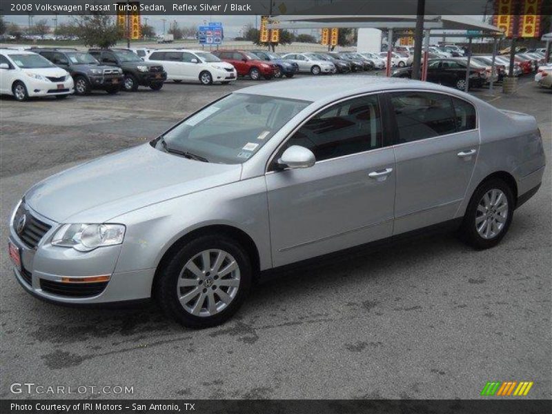 Reflex Silver / Black 2008 Volkswagen Passat Turbo Sedan