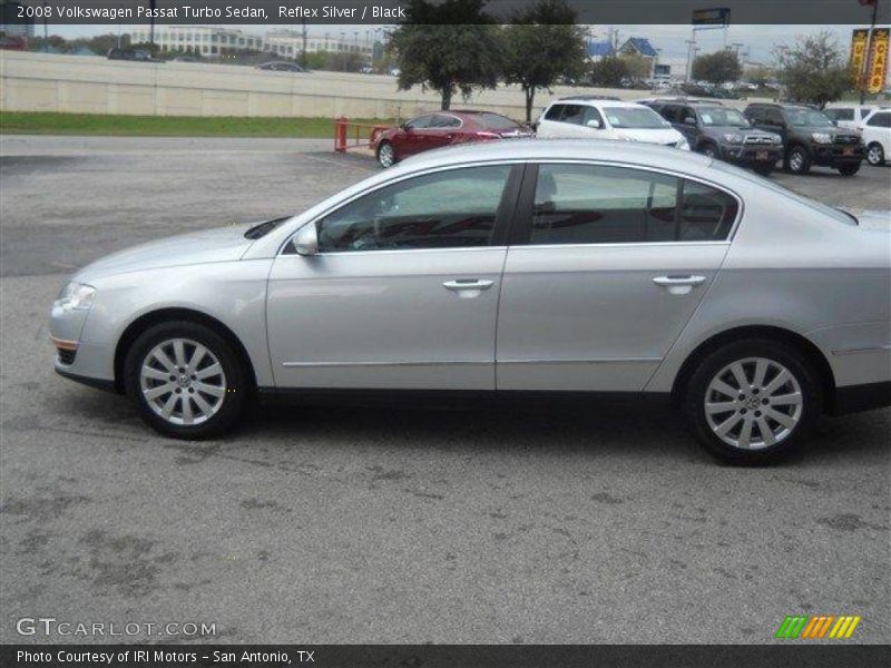 Reflex Silver / Black 2008 Volkswagen Passat Turbo Sedan