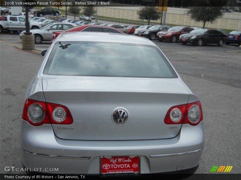 Reflex Silver / Black 2008 Volkswagen Passat Turbo Sedan