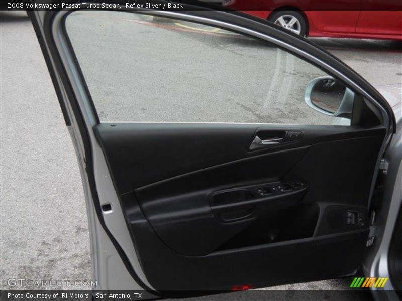 Reflex Silver / Black 2008 Volkswagen Passat Turbo Sedan