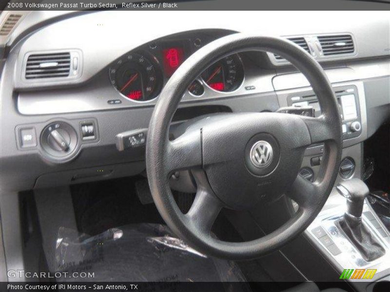 Reflex Silver / Black 2008 Volkswagen Passat Turbo Sedan