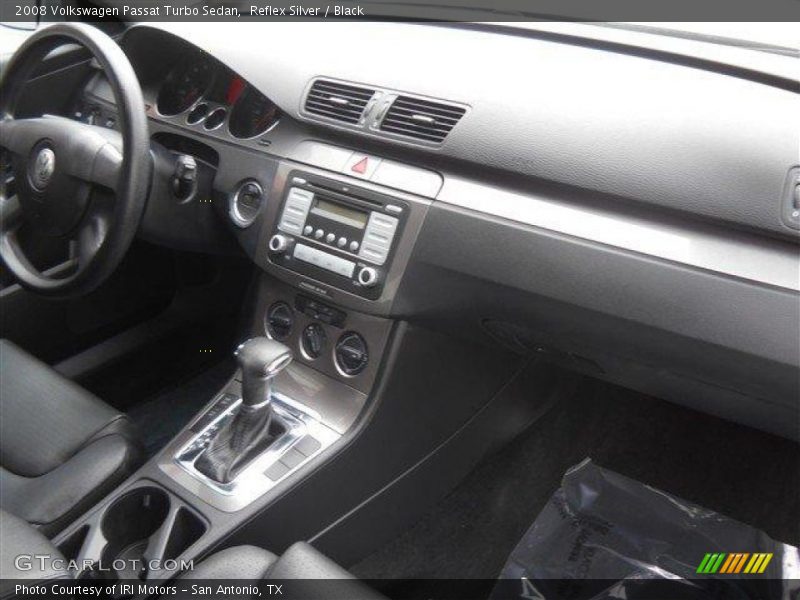 Reflex Silver / Black 2008 Volkswagen Passat Turbo Sedan