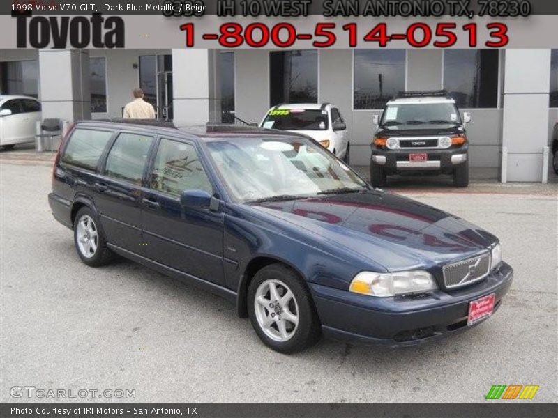 Dark Blue Metallic / Beige 1998 Volvo V70 GLT