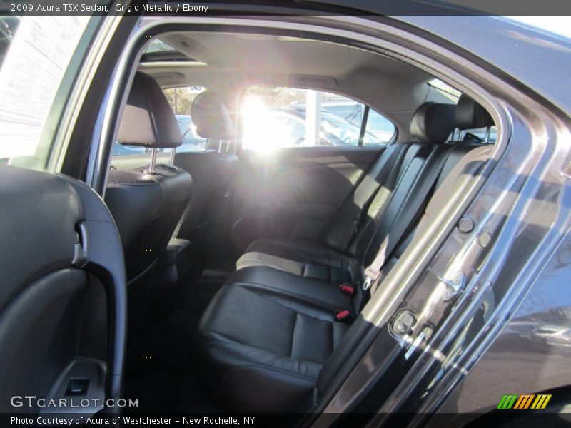 Grigio Metallic / Ebony 2009 Acura TSX Sedan