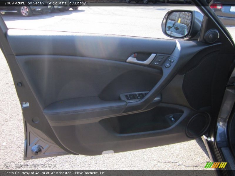 Grigio Metallic / Ebony 2009 Acura TSX Sedan