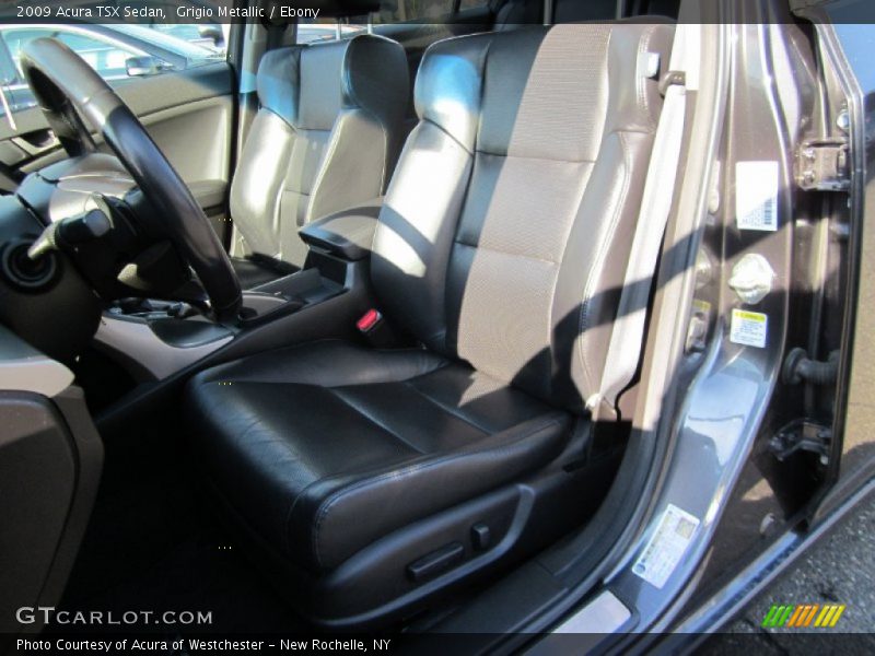 Grigio Metallic / Ebony 2009 Acura TSX Sedan