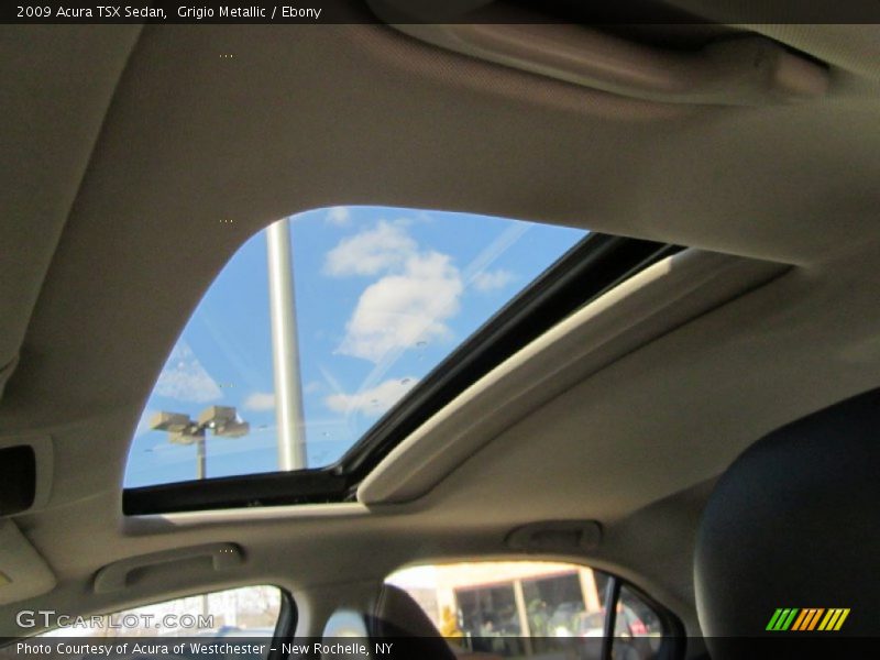 Grigio Metallic / Ebony 2009 Acura TSX Sedan