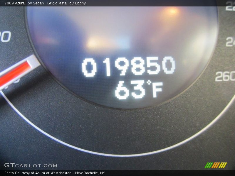 Grigio Metallic / Ebony 2009 Acura TSX Sedan
