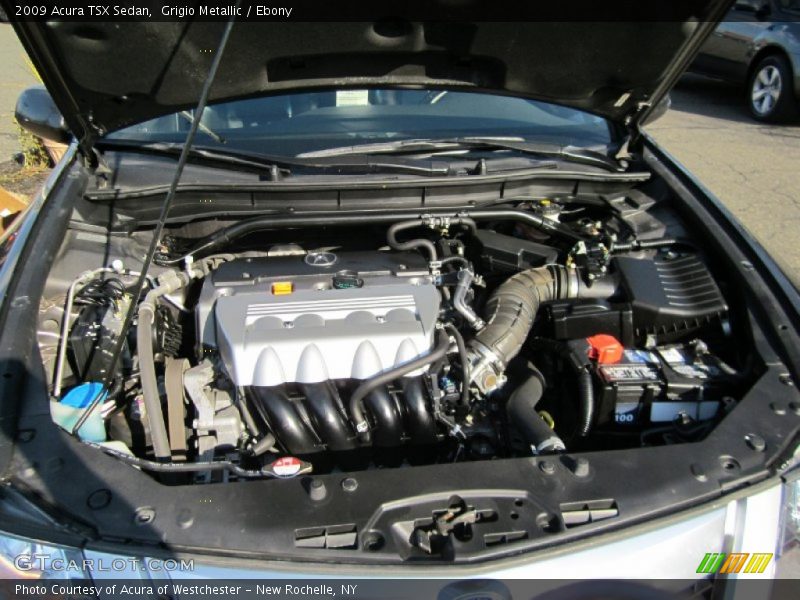 Grigio Metallic / Ebony 2009 Acura TSX Sedan