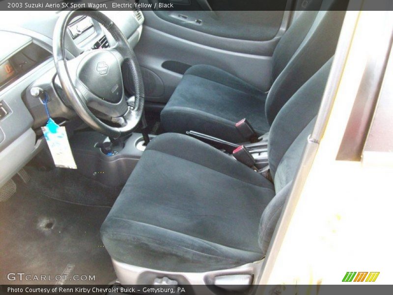 Electric Yellow / Black 2003 Suzuki Aerio SX Sport Wagon