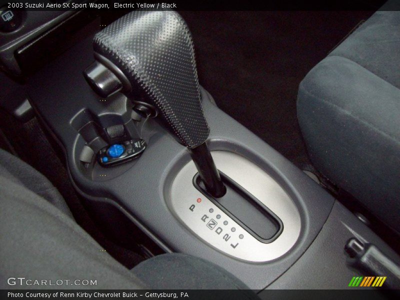 Electric Yellow / Black 2003 Suzuki Aerio SX Sport Wagon