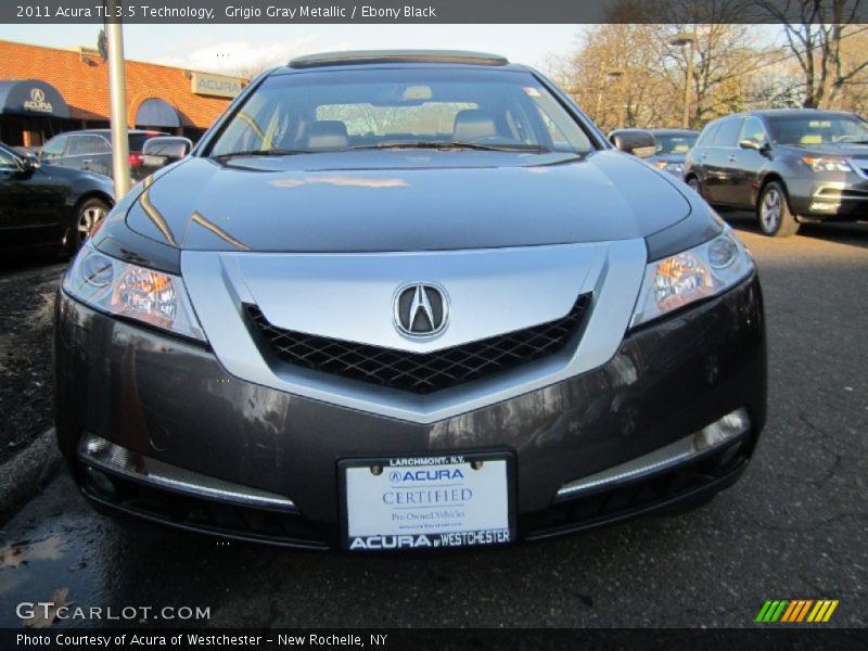 Grigio Gray Metallic / Ebony Black 2011 Acura TL 3.5 Technology
