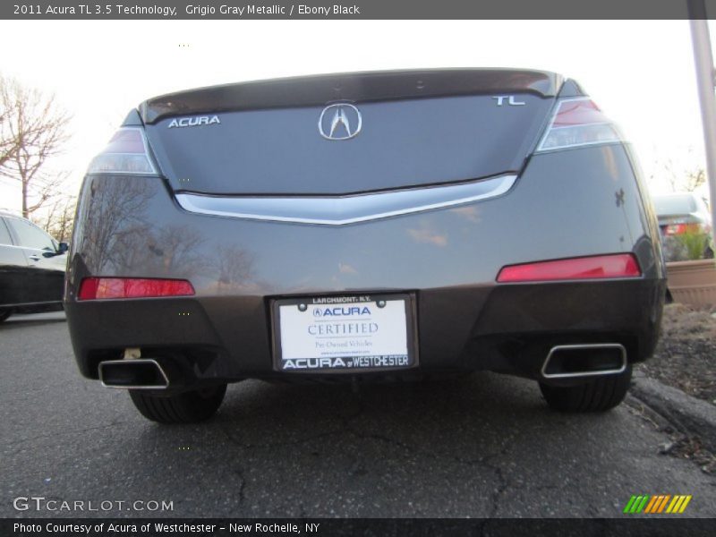 Grigio Gray Metallic / Ebony Black 2011 Acura TL 3.5 Technology