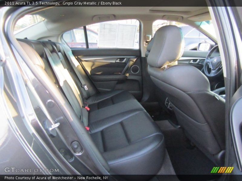 Grigio Gray Metallic / Ebony Black 2011 Acura TL 3.5 Technology
