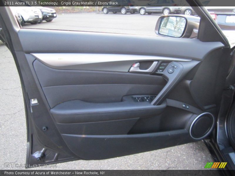 Grigio Gray Metallic / Ebony Black 2011 Acura TL 3.5 Technology