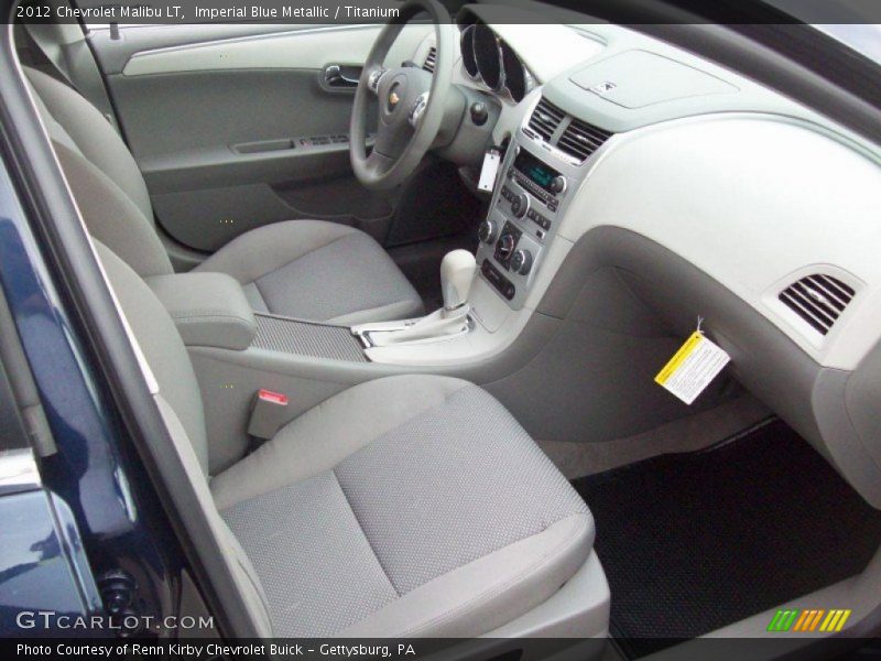 Imperial Blue Metallic / Titanium 2012 Chevrolet Malibu LT