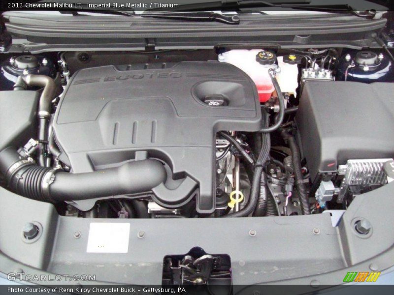 Imperial Blue Metallic / Titanium 2012 Chevrolet Malibu LT