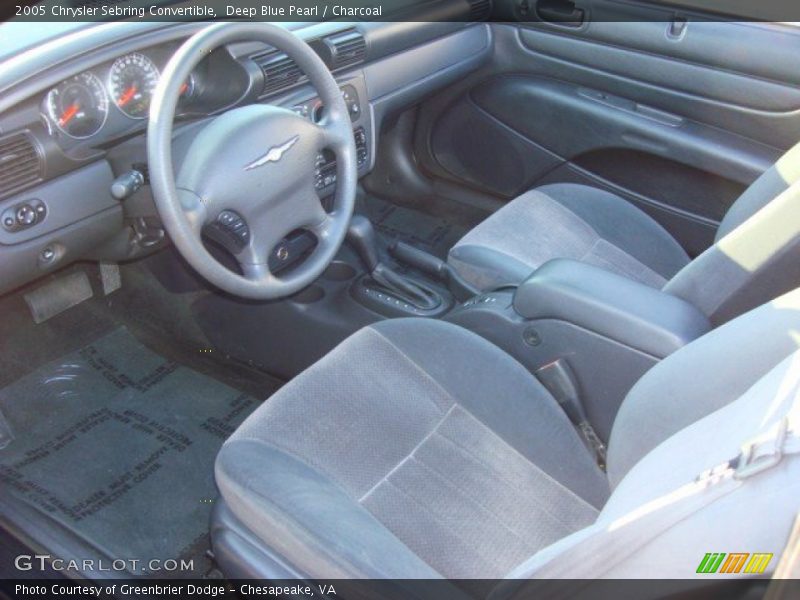 Charcoal Interior - 2005 Sebring Convertible 