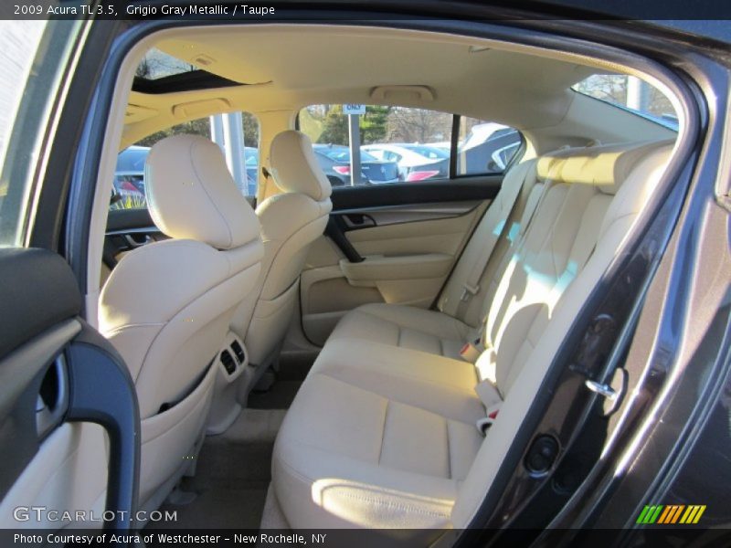 Grigio Gray Metallic / Taupe 2009 Acura TL 3.5