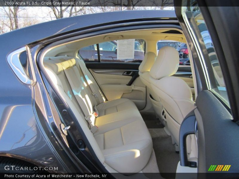 Grigio Gray Metallic / Taupe 2009 Acura TL 3.5