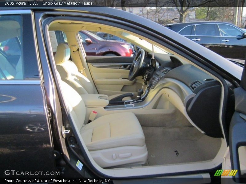 Grigio Gray Metallic / Taupe 2009 Acura TL 3.5