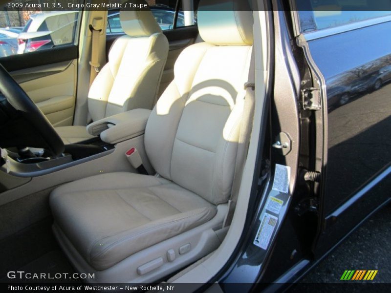 Grigio Gray Metallic / Taupe 2009 Acura TL 3.5
