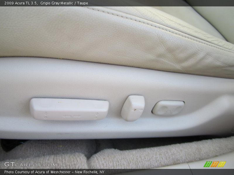 Grigio Gray Metallic / Taupe 2009 Acura TL 3.5