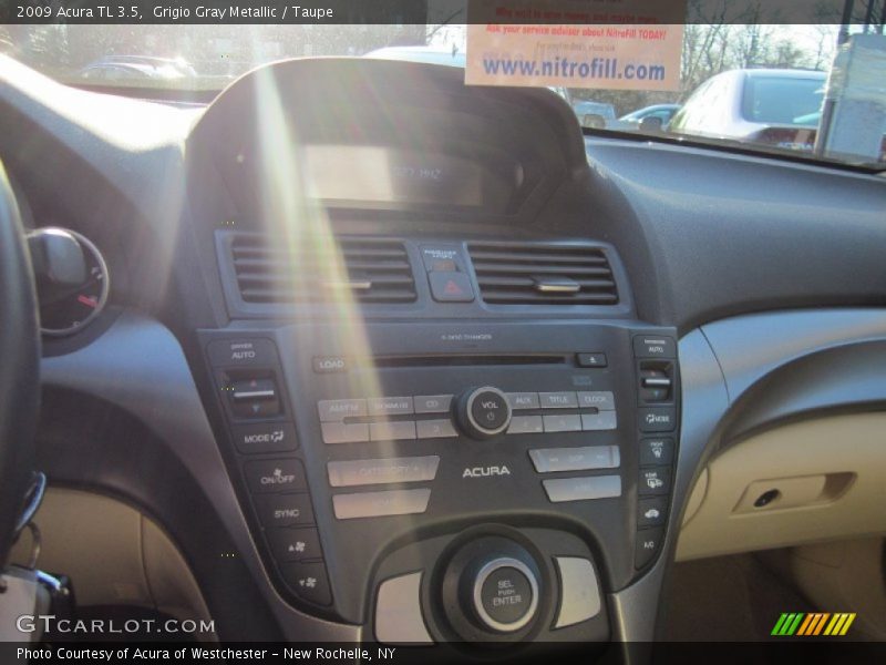 Grigio Gray Metallic / Taupe 2009 Acura TL 3.5