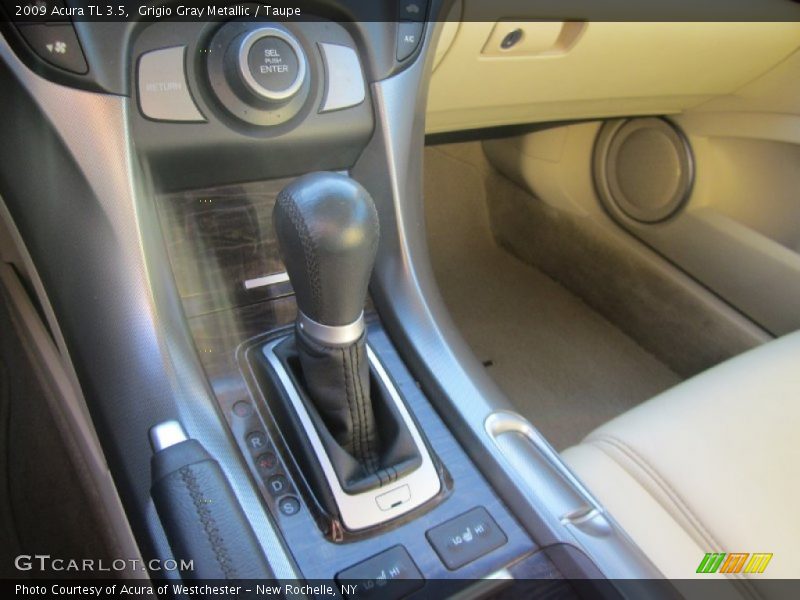 Grigio Gray Metallic / Taupe 2009 Acura TL 3.5