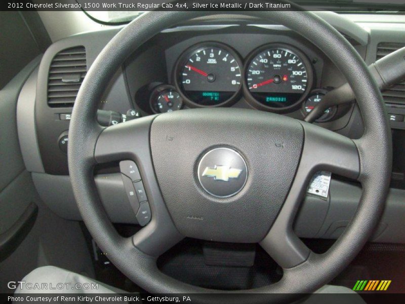  2012 Silverado 1500 Work Truck Regular Cab 4x4 Steering Wheel