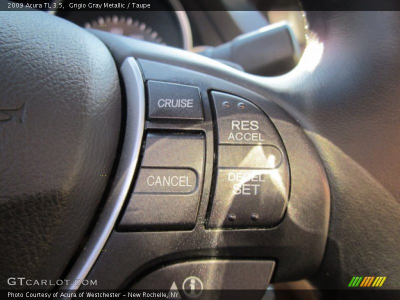 Grigio Gray Metallic / Taupe 2009 Acura TL 3.5