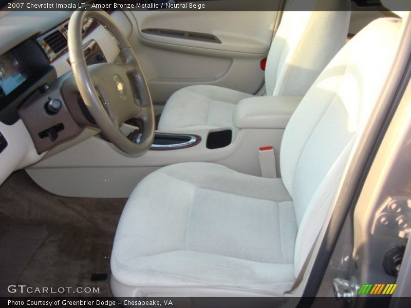 Amber Bronze Metallic / Neutral Beige 2007 Chevrolet Impala LT