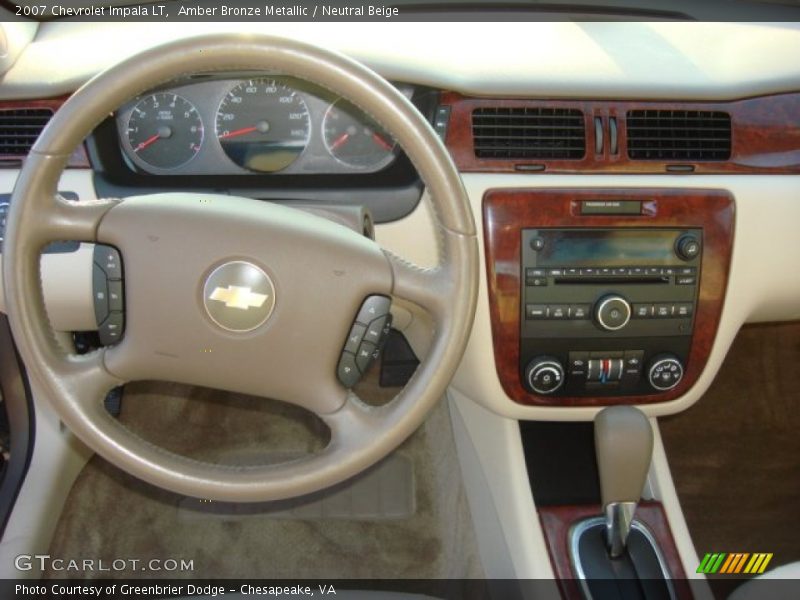 Amber Bronze Metallic / Neutral Beige 2007 Chevrolet Impala LT