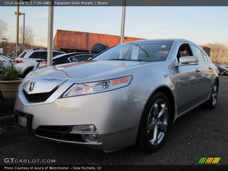 Palladium Silver Metallic / Ebony 2010 Acura TL 3.7 SH-AWD
